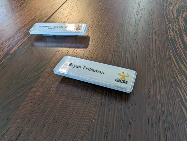 Judge Foundry Name Badge - Image 3