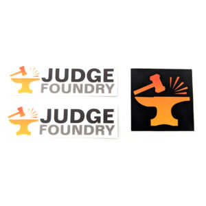 Judge Foundry Sticker