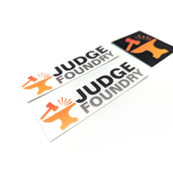 Judge Foundry Sticker – Image 2